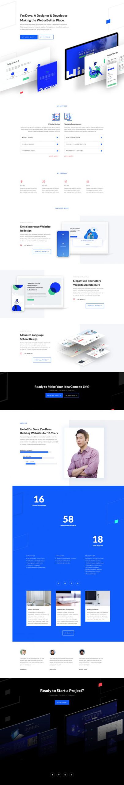 Web freelancer’is