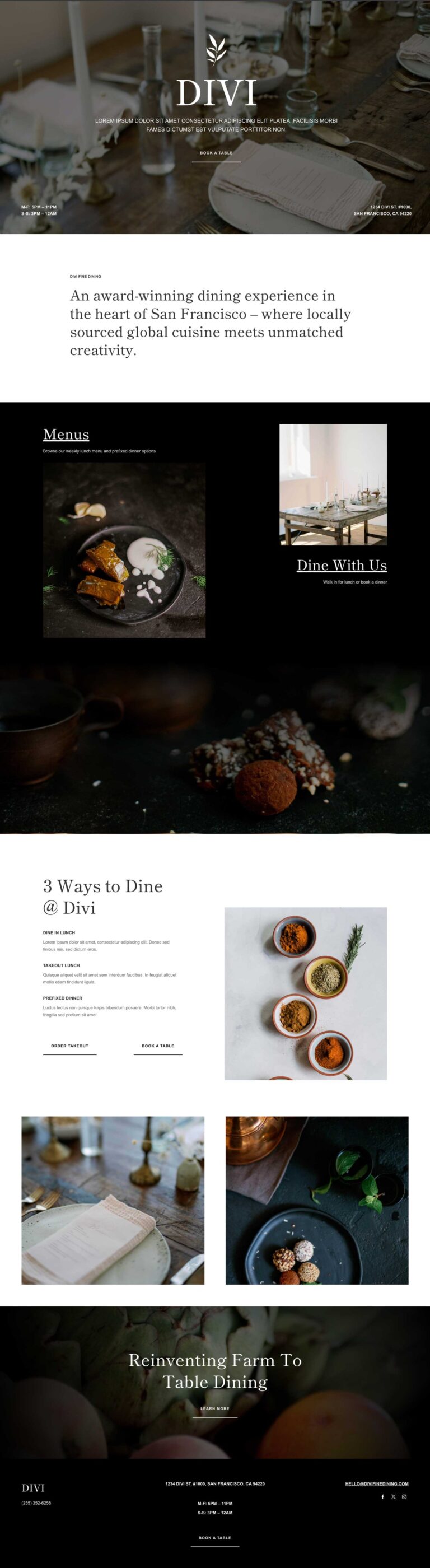 Fine dining restoranas