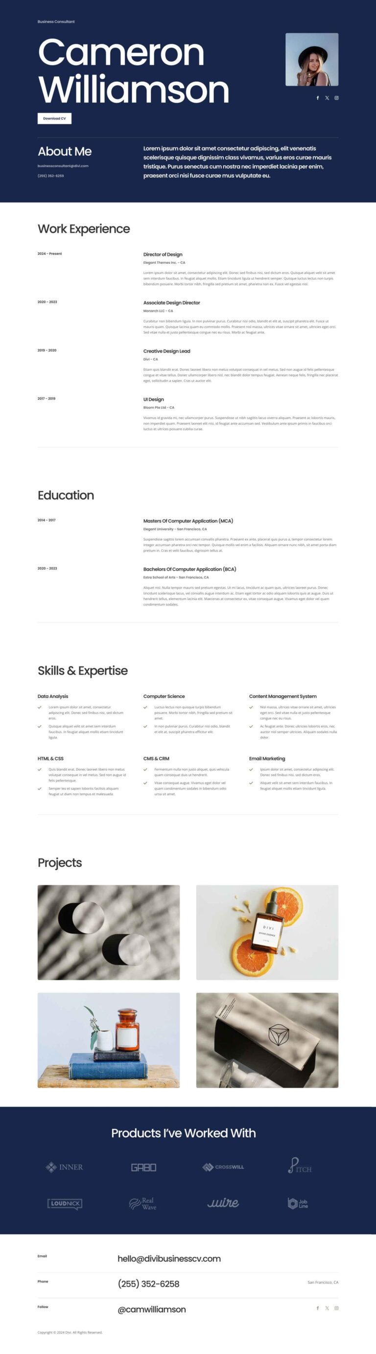 Verslo CV